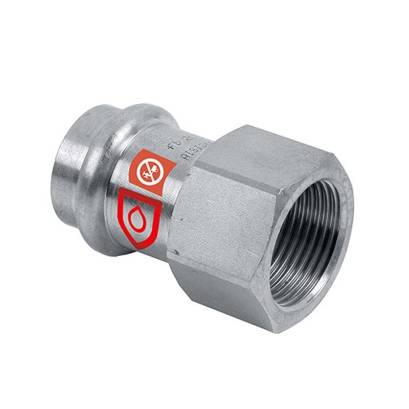 C-Stahl Pressfitting bergangsmuffe mit Innengewinde 28mm x 3-4 unter Installation > Fittings > C-Stahl Pressfittings