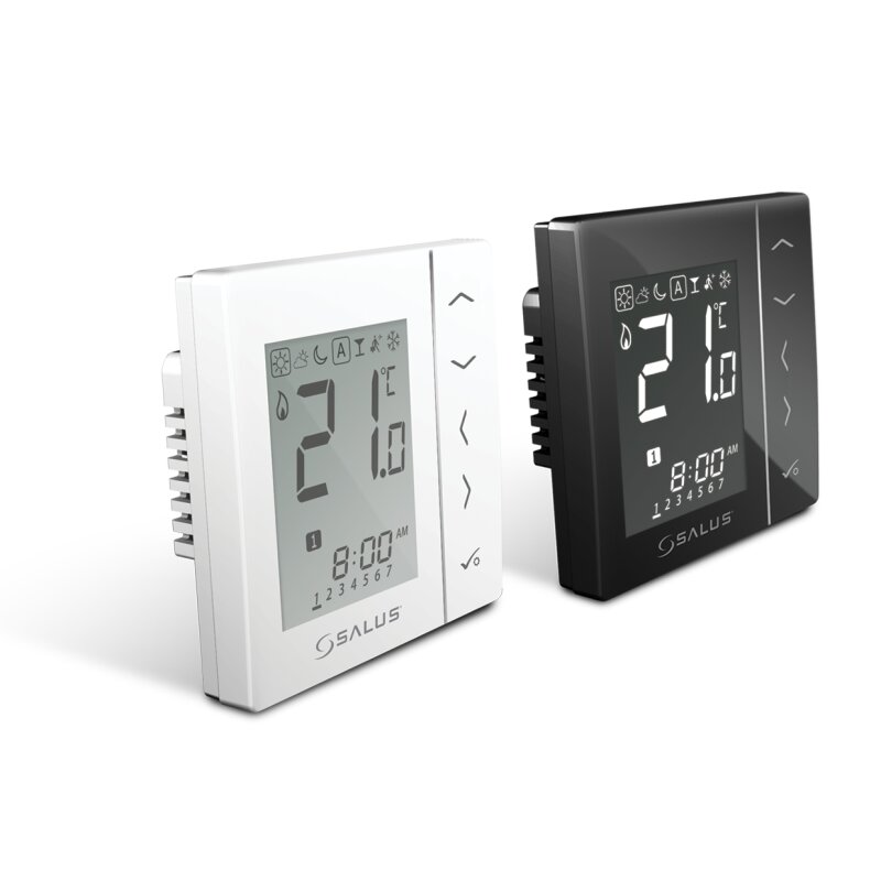 Digitales Raumthermostat VS30 mit LCD- schwarz- 230V- Unterputz