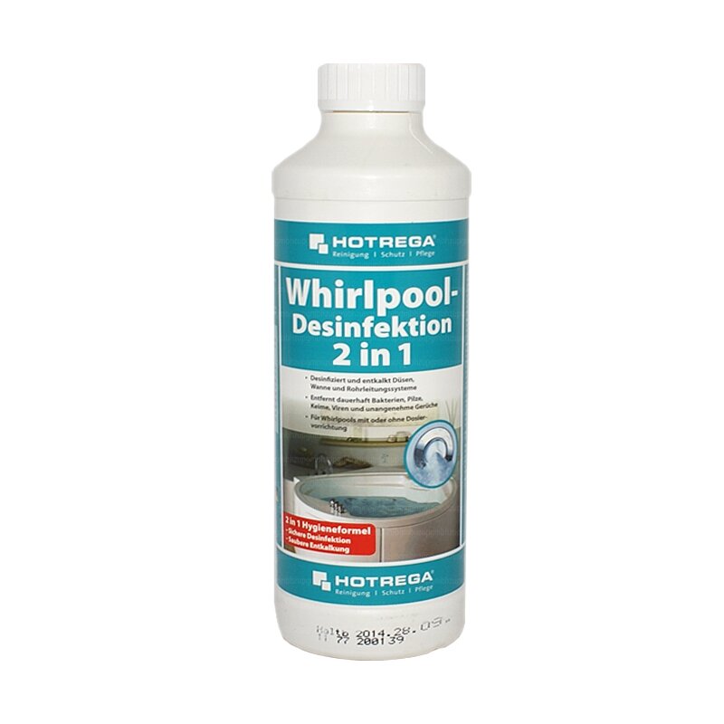 Hotrega Whirlpool-Desinfektion 2 in1 500 ml Flasche (Konzentrat)- H150200