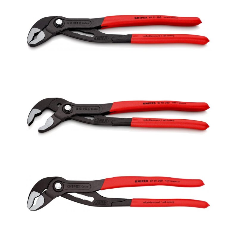 KNIPEX Hightech-Wasserpumpenzange Cobra 300mm Kunststoff berzogen