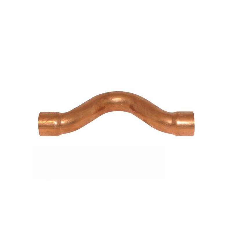 Kupfer Ltfitting berspringbogen 2 Muffen 18mm I-I