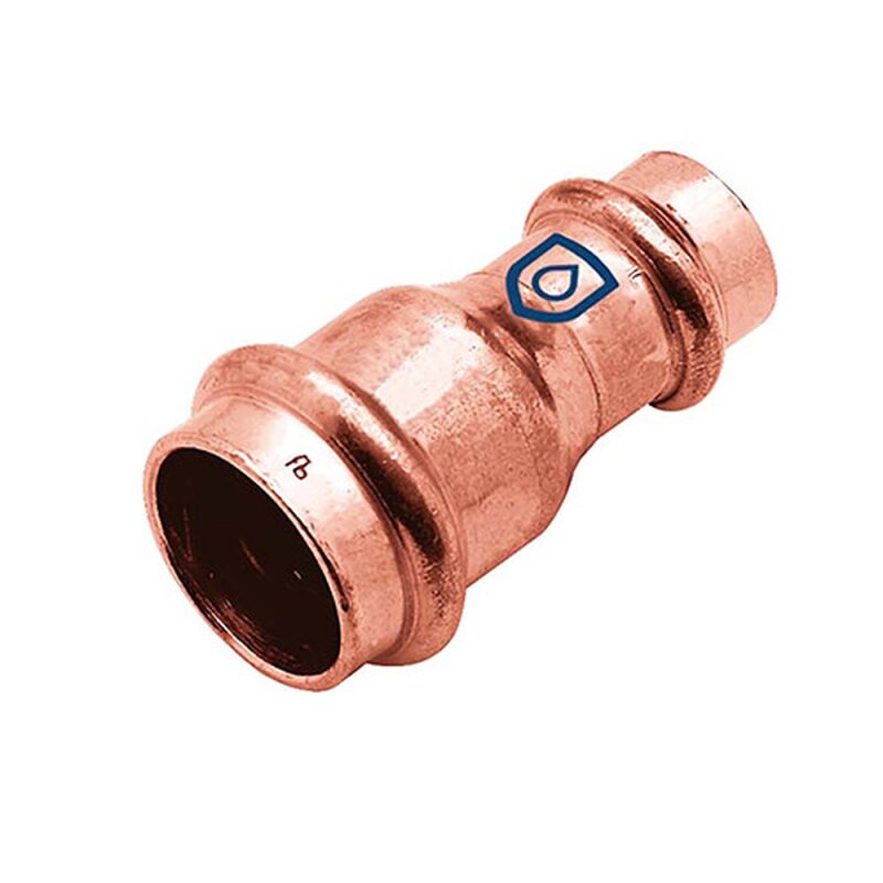 Kupfer Pressfitting Reduziermuffe 35mm x 28mm unter Installation > Fittings > Kupfer Pressfittings