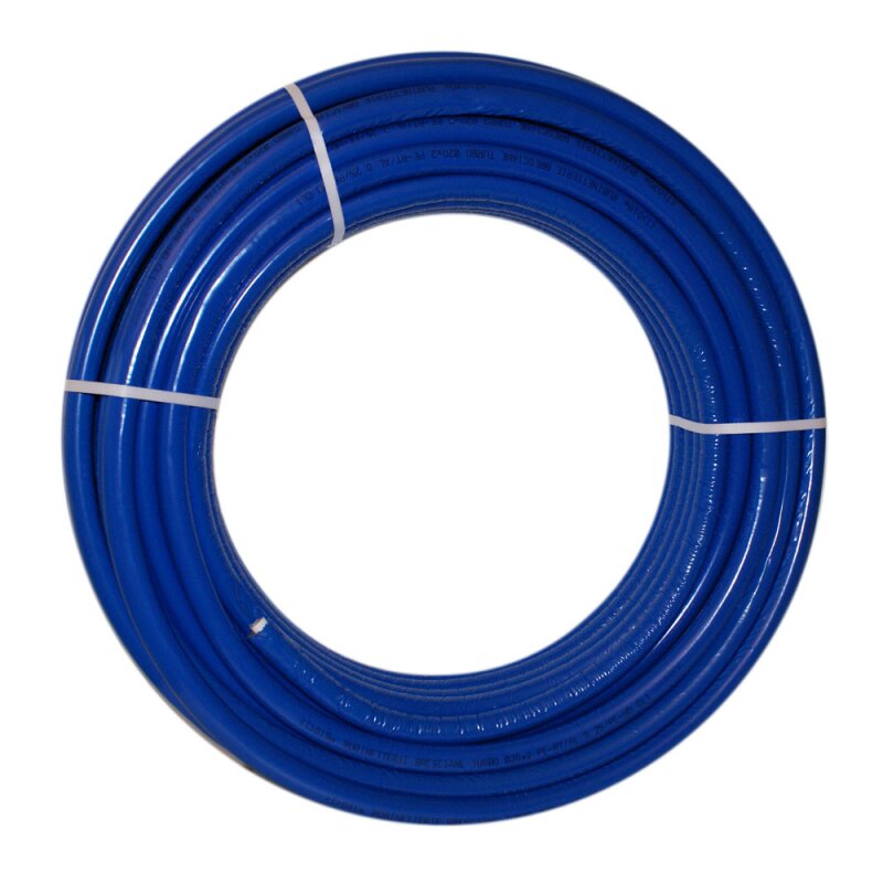 Metallverbundrohr 26mm x 3-0mm- 6mm blau isoliert - 50 Meter