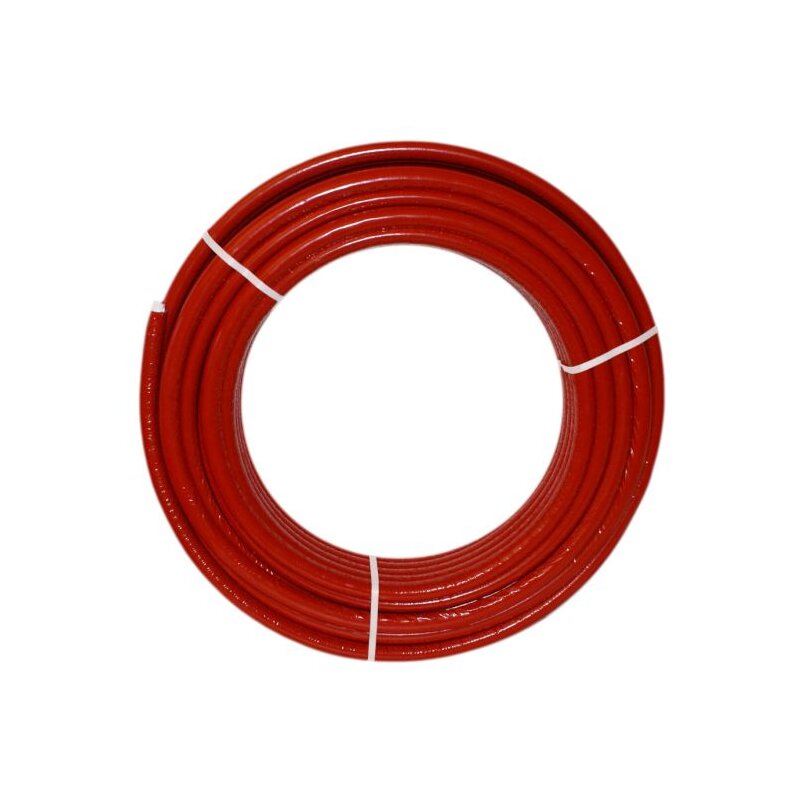 Metallverbundrohr 32mm x 3-0mm- 6mm rot isoliert - 25 Meter