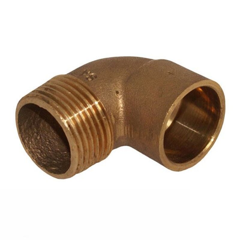 Rotguss Ltfitting Winkel 22mm x 1-2 Aussengewinde unter Installation > Fittings > Rotguss Ltfittings