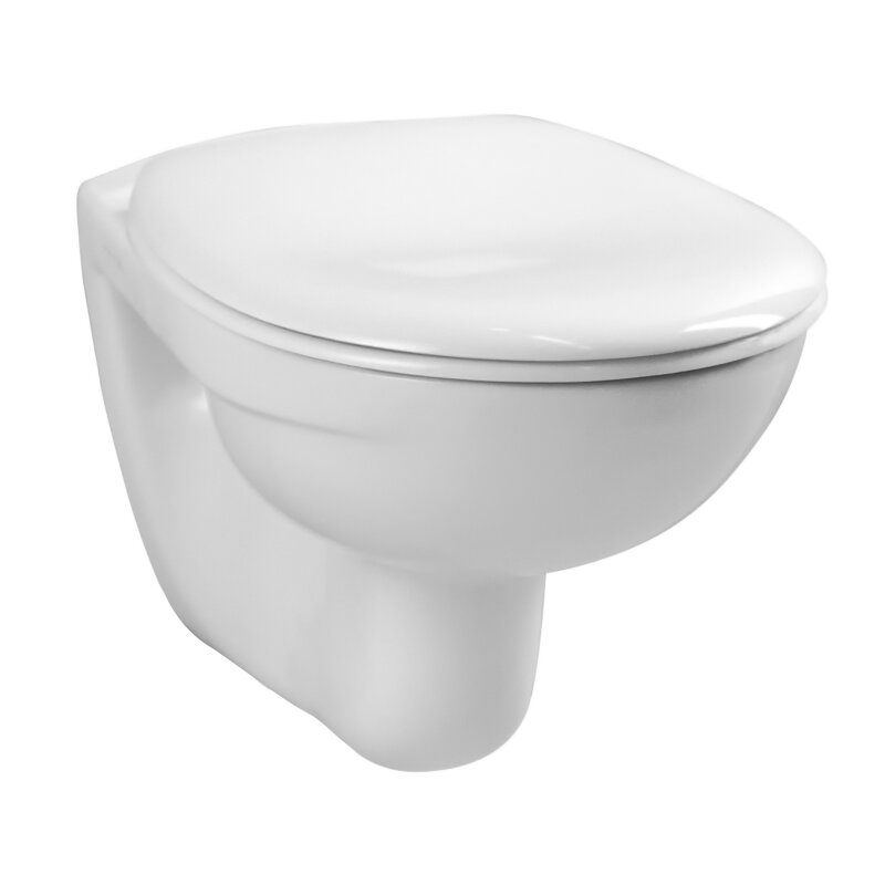 Standard Wand-Tiefspül-WC weiss- mit Hygiene-Glasur