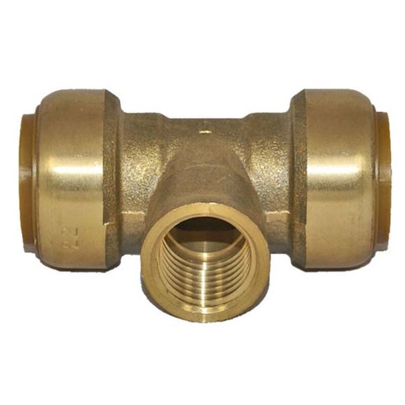 Tectite Steckfitting T-Stck mit Innengewinde 22mm x 1-2 x 22mm