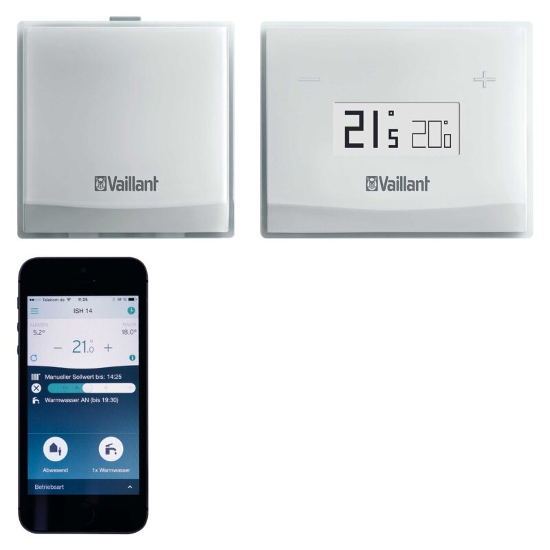 Vaillant eRELAX smarter Raumtemperaturregler WLAN- E-BUS- 1 HK- WW- inkl- APP