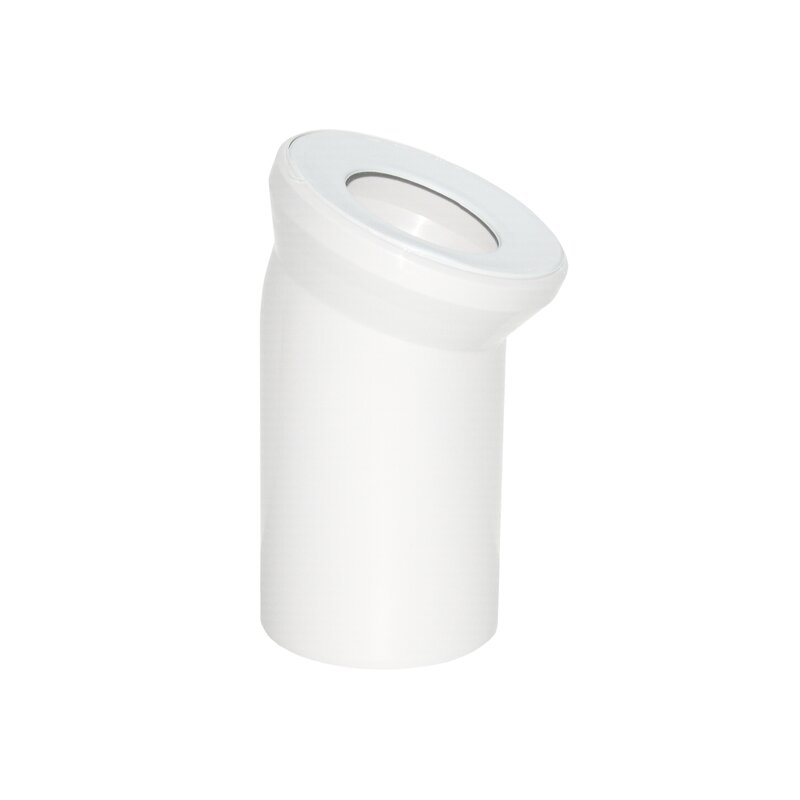 Viega WC Anschlussbogen DN 100 x 150mm 22-5 Grad Kunststoff weiss
